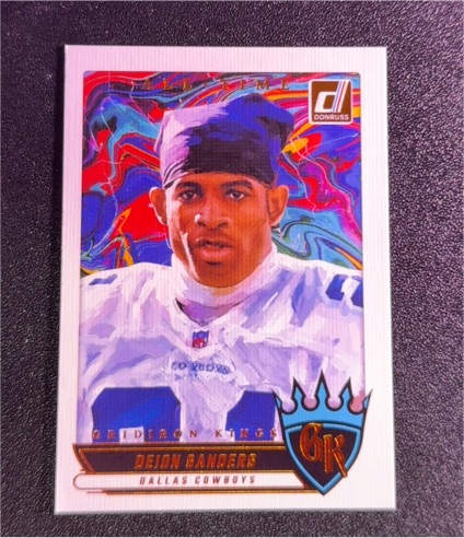2025 Donruss All Time Gridiron Kings #ATGK-DSS Deion Sanders — front