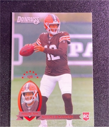 2025 Panini Donruss #2 Shedeur Sanders Retro 1995 — front