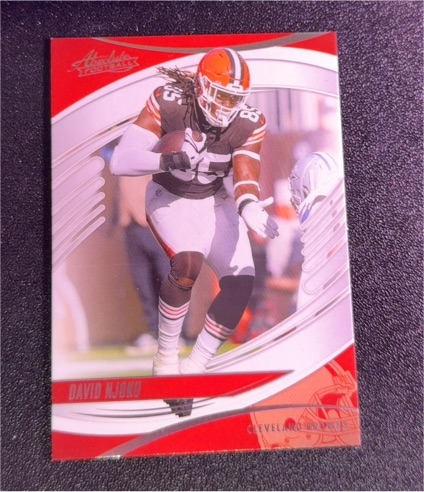 2025 Panini Absolute #12 David Njoku — front