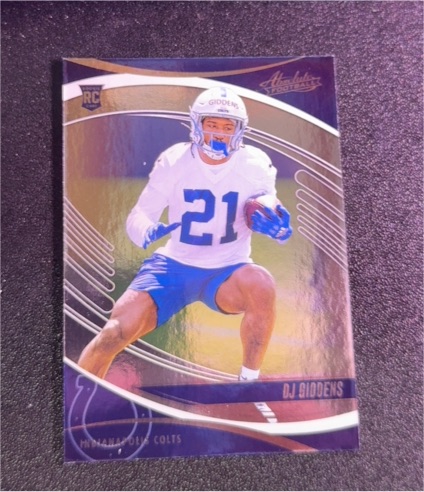2025 Panini Absolute #118 DJ Giddens — front