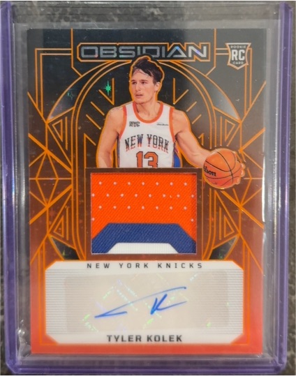 2024-25 Panini Obsidian RC Tyler Kolek — front