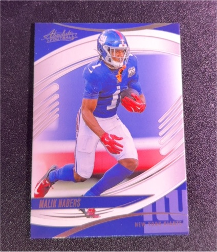 2025 Panini Absolute Football #1 Malik Nabers — front