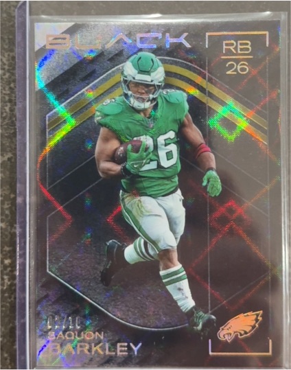 2024 Panini Black #26 Saquon Barkley — front