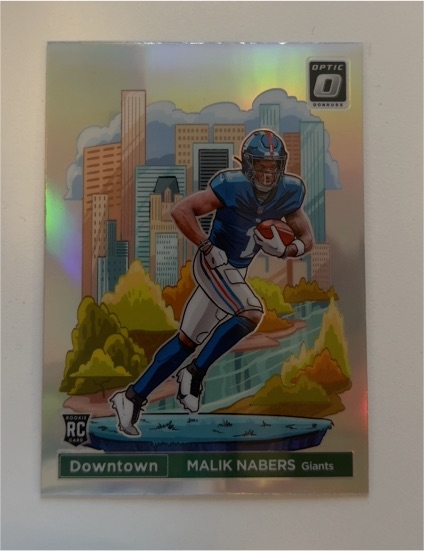 2024 Panini Donruss Optic #18 Malik Nabers Downtown Rookie — front