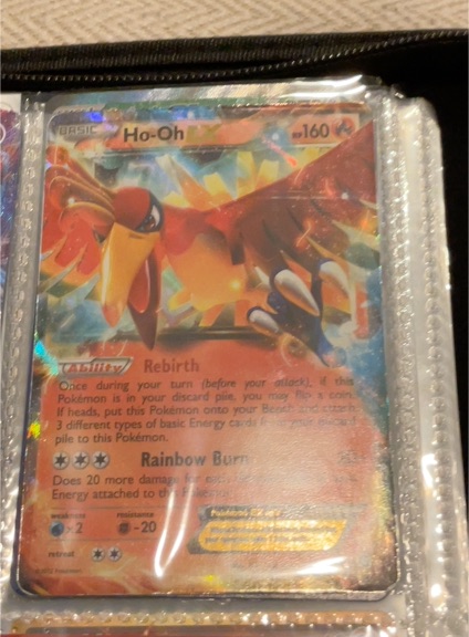 2012 Pokémon Ho-Oh EX #22 Dragons Exalted — front
