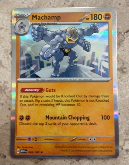 2023 Pokémon Scarlet & Violet 151 #068 Machamp — front