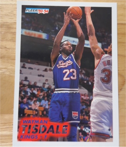 1993-94 Fleer #185 Wayman Tisdale — front