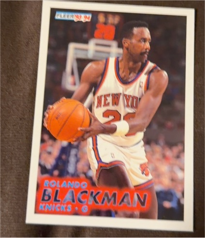 1993-94 Fleer #138 Rolando Blackman — front