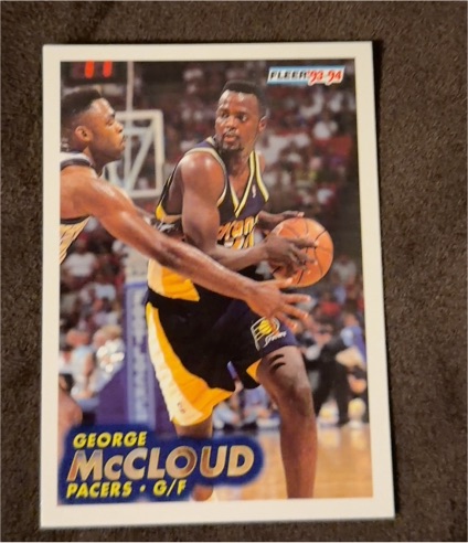 1993-94 Fleer #84 George McCloud — front