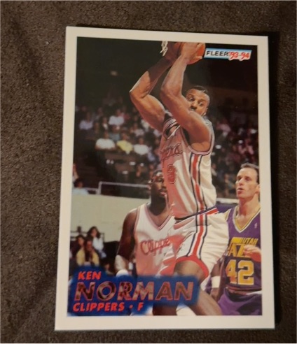 1993-94 Fleer #94 Ken Norman — front