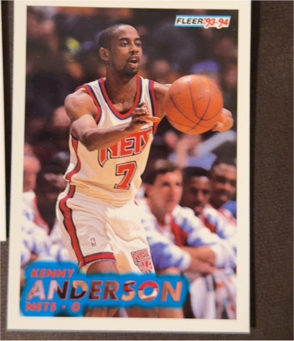 1993-94 Fleer #130 Kenny Anderson — front