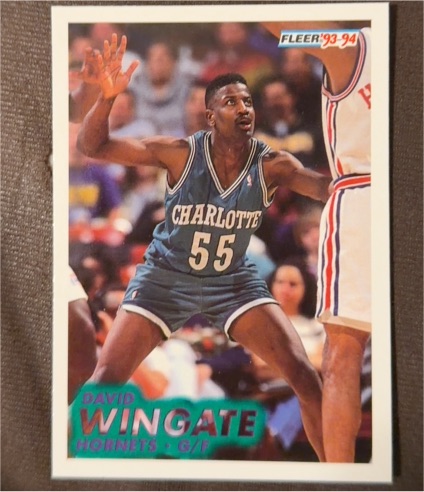 1993-94 Fleer #24 David Wingate — front