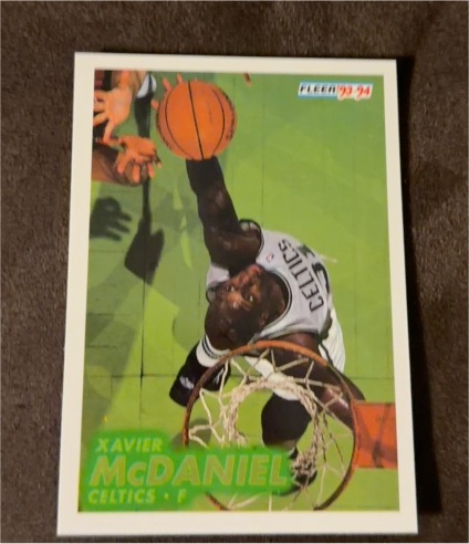 1993-94 Fleer #15 Xavier McDaniel — front