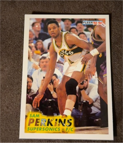 1993-94 Fleer #203 Sam Perkins — front