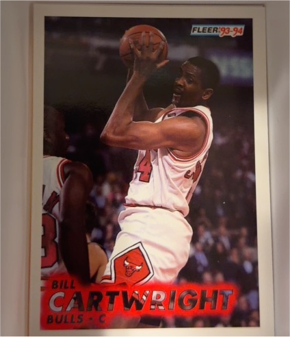 1993-94 Fleer #26 Bill Cartwright — front