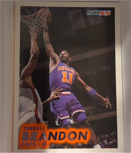 1993-94 Fleer #34 Terrell Brandon — front