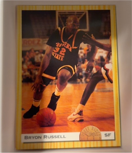 1993 Classic Draft Picks #65 Bryon Russell — front