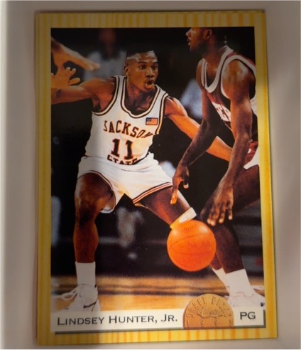 1993 Classic Draft Picks #7 Lindsey Hunter, Jr. — front