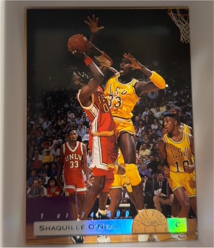 1993 Classic Draft Picks #LP9 Shaquille O'Neal — front