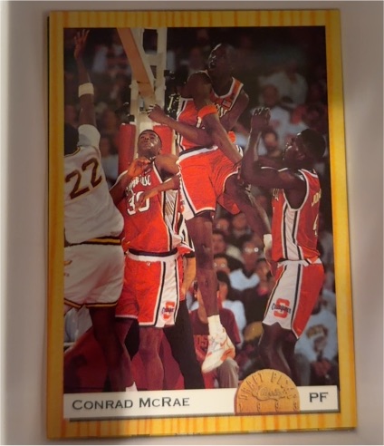 1993 Classic Draft Picks #52 Conrad McRae — front