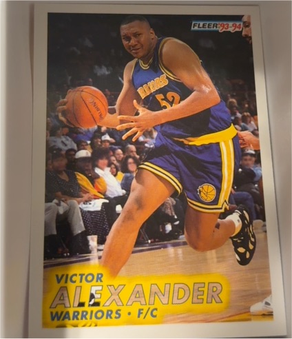 1993-94 Fleer #66 Victor Alexander — front