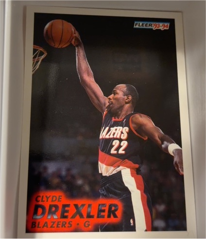 1993-94 Fleer #173 Clyde Drexler — front