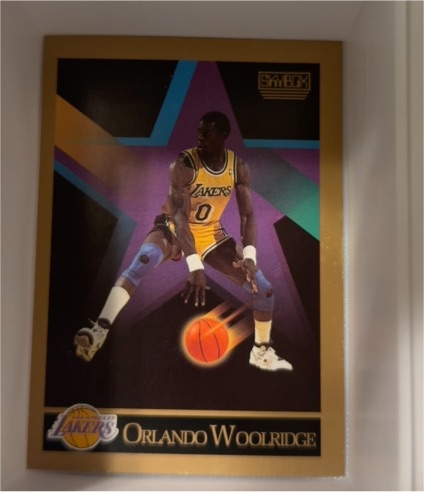 1990 SkyBox #142 Orlando Woolridge — front