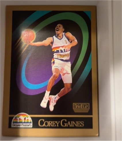 1990 SkyBox #379 Corey Gaines — front