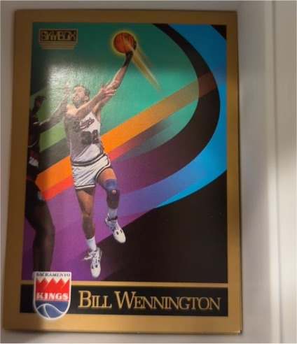 1990-91 SkyBox #412 Bill Wennington Sacramento Kings — front