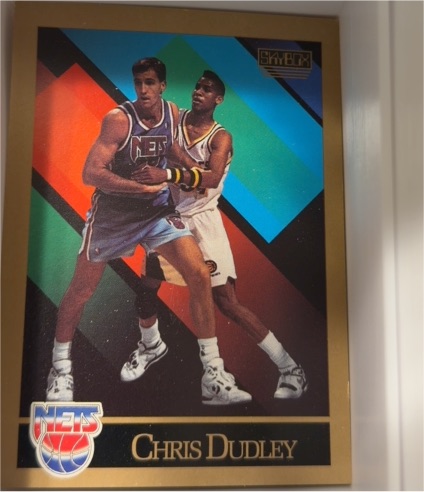 1990 SkyBox #398 Chris Dudley — front