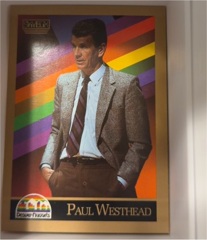 1990-91 SkyBox #307 Paul Westhead Denver Nuggets — front