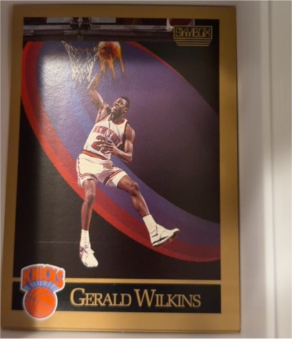 1990-91 SkyBox #197 Gerald Wilkins — front