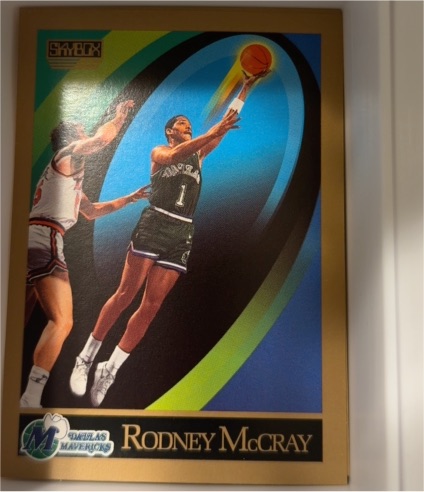 1990-91 SkyBox #377 Rodney McCray Dallas Mavericks — front