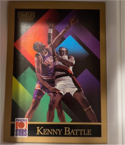 1990 SkyBox #405 Kenny Battle — front
