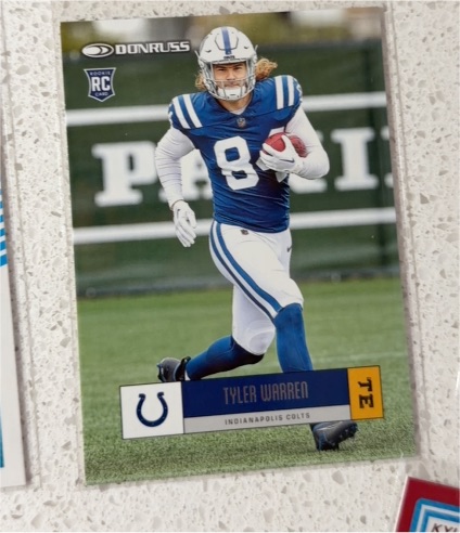 2025 Panini Donruss #R05-TYW Tyler Warren Retro 2005 — front