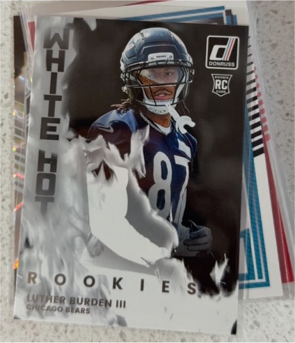 2025 Panini Donruss White Hot Rookies #WHR-LTB Luther Burden III — front