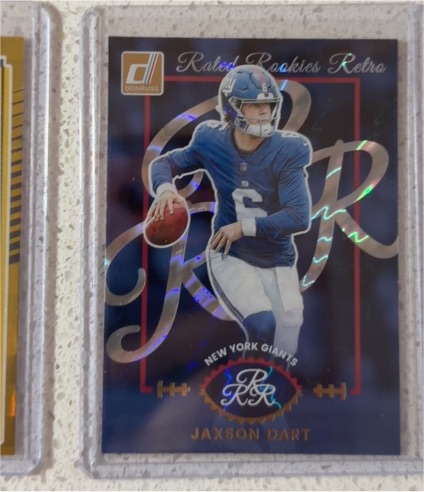 2025 Donruss Rated Rookies Retro #1 Jaxson Dart — front