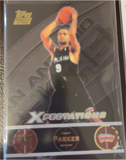 2001-02 Topps Xpectations #127 Tony Parker — front