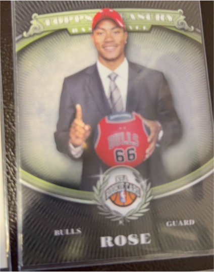 2008-09 Topps Treasury #101 Derrick Rose — front