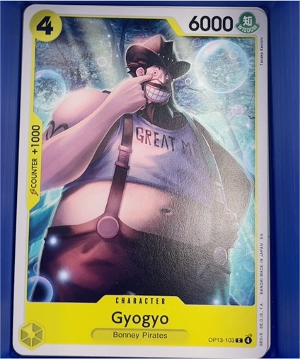 2025 One Piece Card Game OP13-103 Gyogyo — front