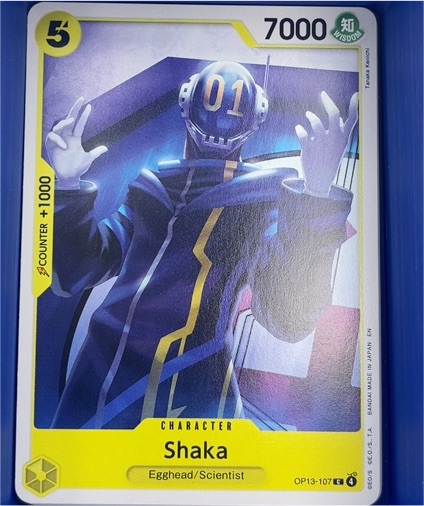 2025 One Piece Carrying On His Will OP13-107 Shaka — front