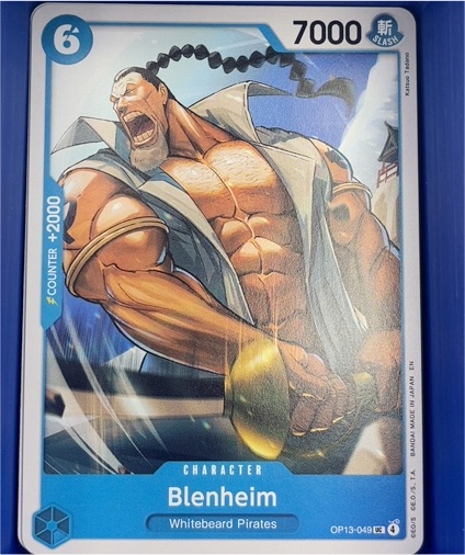 2025 One Piece Card Game OP13-049 Blenheim — front