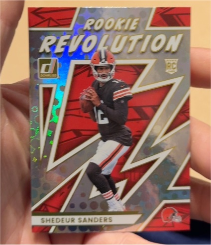 2025 Panini Donruss Rookie Revolution #9 Shedeur Sanders — front