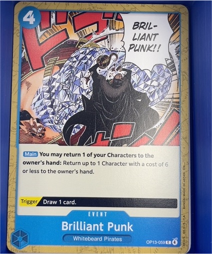 2024 One Piece Card Game OP13-059 Brilliant Punk — front