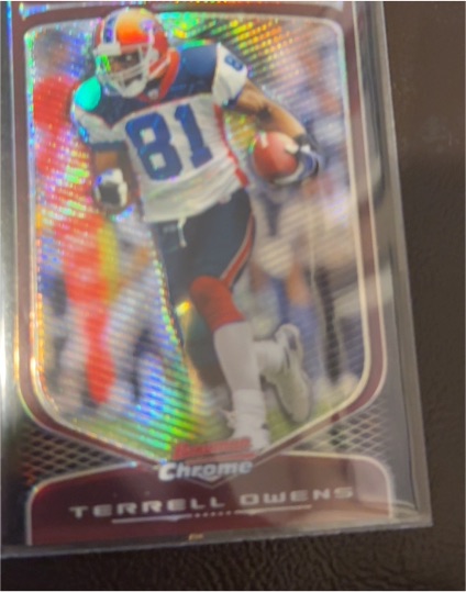 2009 Bowman Chrome #76 Terrell Owens — front