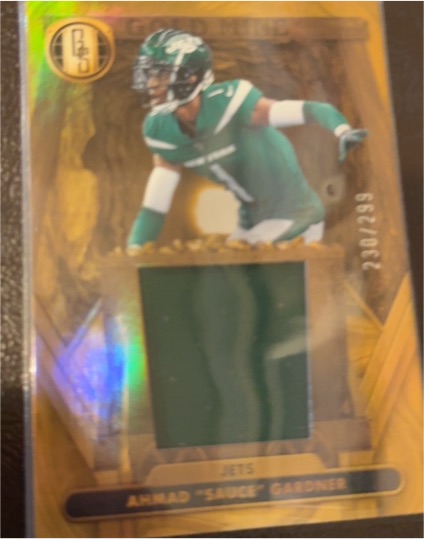 2024 Panini Gold Standard Gold Mine #GM-AGR Ahmad "Sauce" Gardner — front