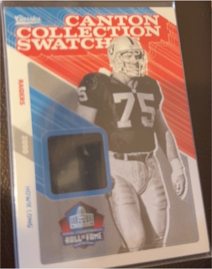 2018 Panini Classics #5 Howie Long Canton Collection Swatches Raiders — front