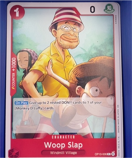 2025 One Piece Card Game OP13-006 Woop Slap — front