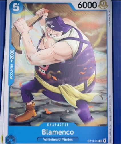 2025 One Piece Card Game OP13-048 Blamenco — front