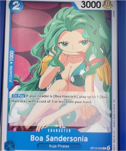 2025 One Piece Card Game OP13-050 Boa Sandersonia — front
